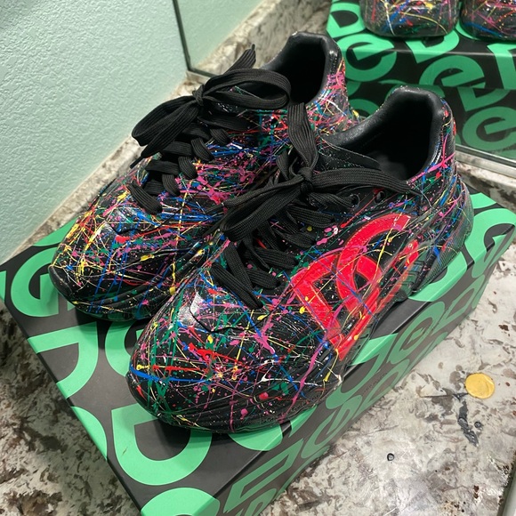 Dolce & Gabbana Shoes Dolce Gabbana Daymaster Paint Splatter Poshmark